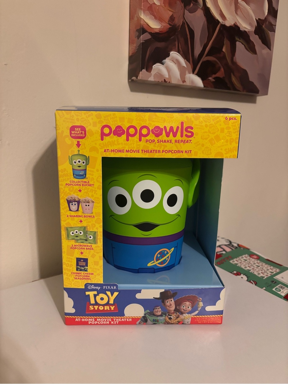 Disney Toy Story Alien Poppowls Popcorn Kit - Green & Blue